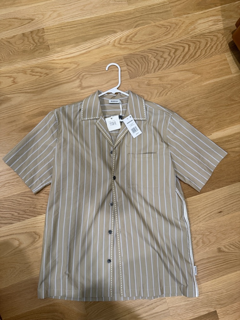 Simkhai men short sleeve button down